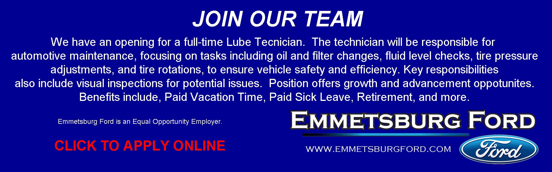 Join our team